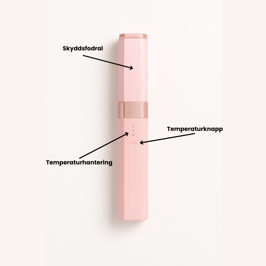 trådlöst hårrätningsjärn - Shinia