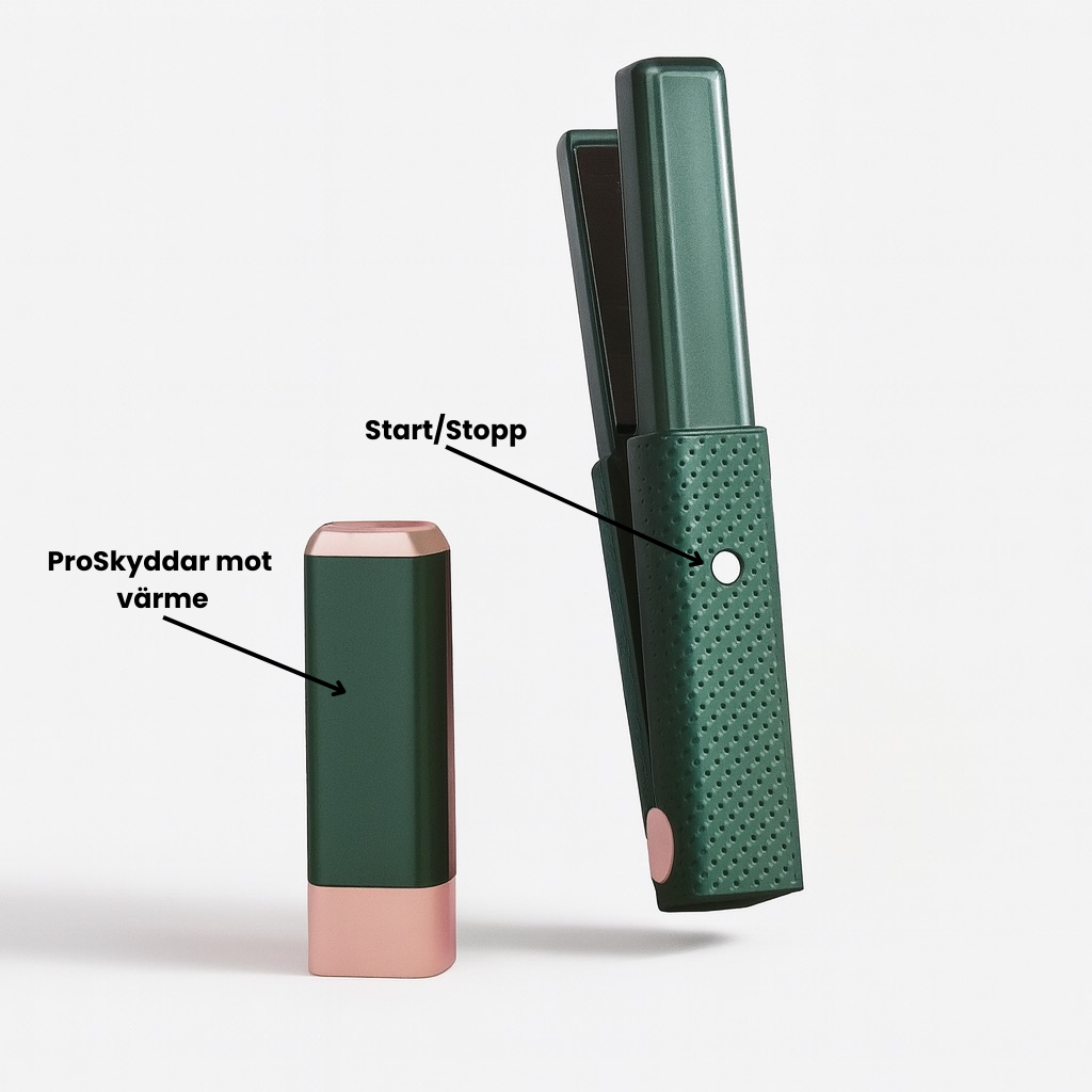 trådlöst hårrätningsjärn - Shinia