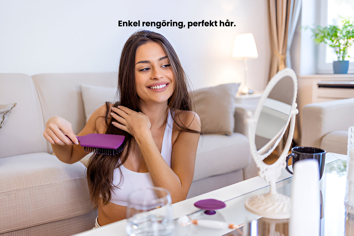 Självrengörande hårborste - Brushia