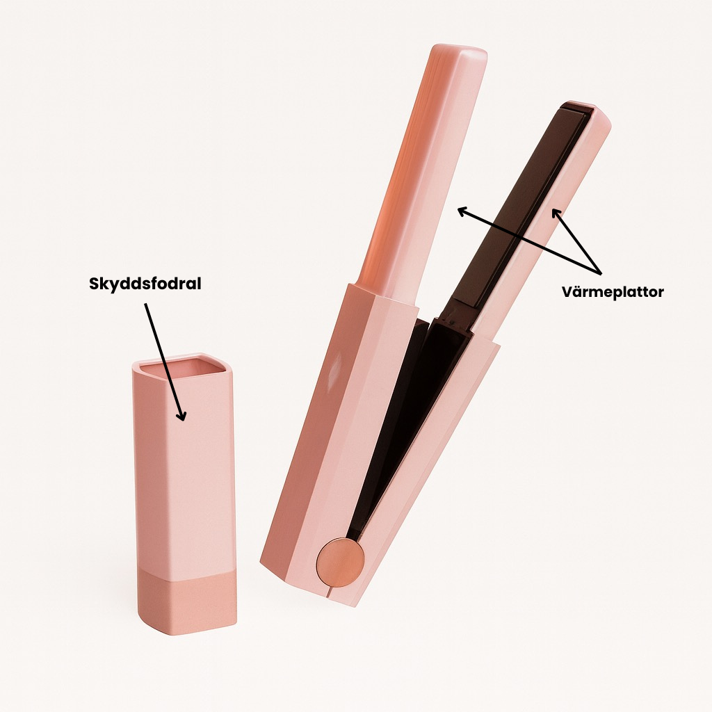 trådlöst hårrätningsjärn - Shinia