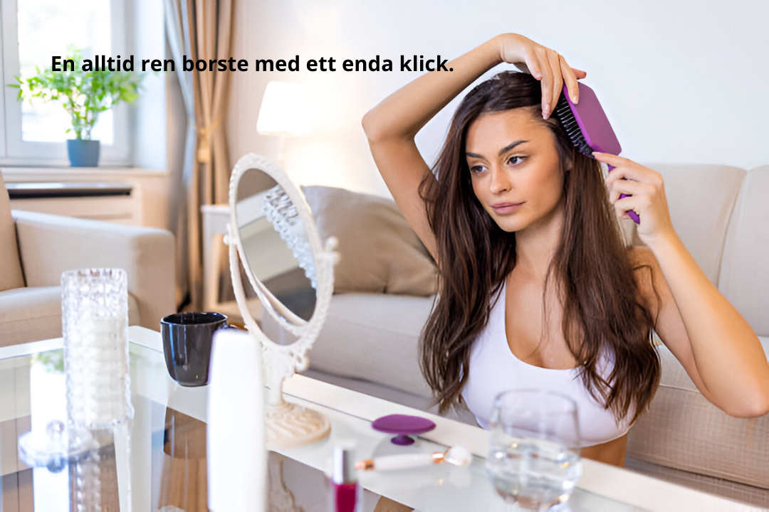 Självrengörande hårborste - Brushia