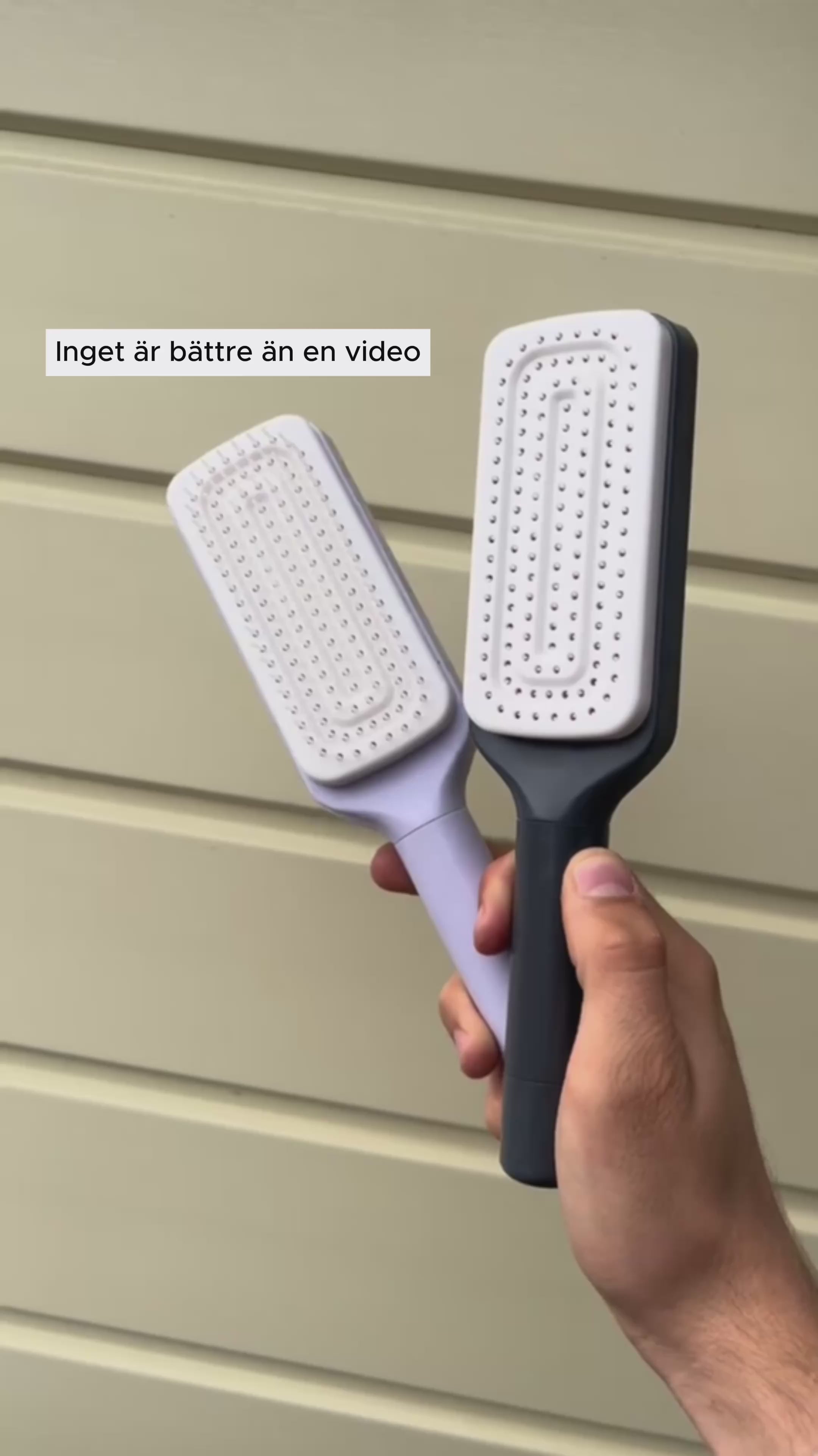 Självrengörande hårborste - Brushia